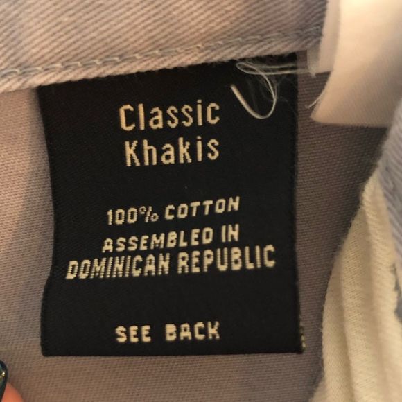 Dockers Classic Khaki womens pleated shorts blue sz14-16 - Picture 4 of 6